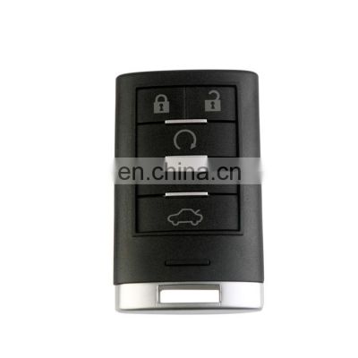 5 Buttons Keyless Car Remote Control Key Shell Case Fob Key Blank For Cadillac DTS CTS STS XTS 2005 - 2011 Car Key