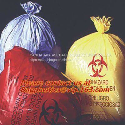 Biohazard Disposal Bags With Warning Label/Sterilization Indicator Lab Can Liners Labeling Biohazardous Trash Safely photo-4