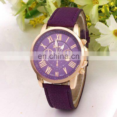2966 Fashion Women Leather Watch Lady Bracelet Watch Gold Women Watch Band Leather photo-3