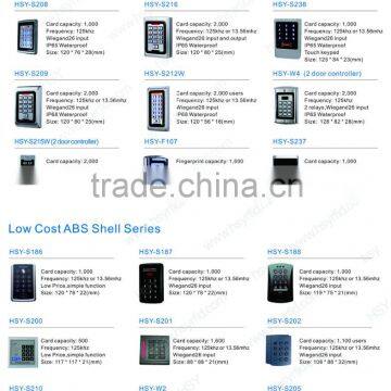 HSY-S215W 125khz 2000 Cards Wiegand Access Control Keypad 2 Doors Controller With IP68 Waterproof photo-6