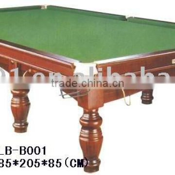 100% Natural slate solid wood pool table