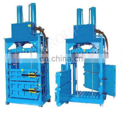 Automatic Cardboard waste paper plastic bottle press recycle baler machine for sale