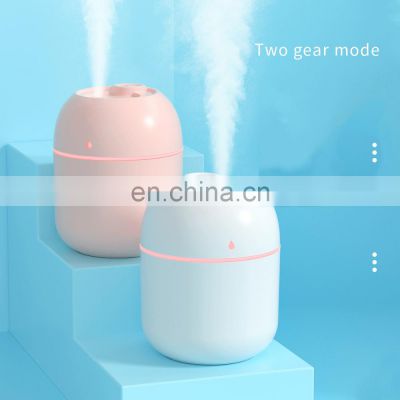 220ml Mini Portable Colorful Led Night Light Ultrasonic Super Fog Mute Air Humidifier Usb Mist Maker Humidifiers For Home Office