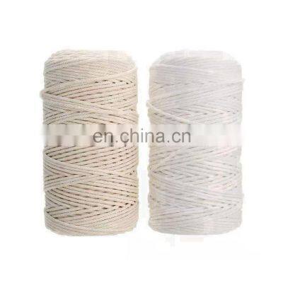 New Type Top Sale Natural Twisted 3mm*100mater Cotton Cord Wire for Cotton Rope Storage Basket photo-2