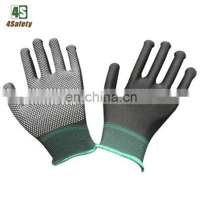 4SAFETY 13 Gauge Pvc Dotted Polyester Knit Work Safety Gloves With Dotted Grips photo-2