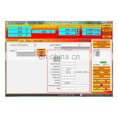 ECE R22.05 Motorcycle Helmet Impact Absorption Testing Machine for Simulate Accelerometer Testing photo-5
