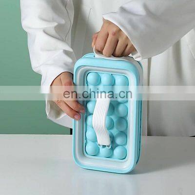 Favourable Price Portable Rubber Wholesale Custom Water Bottle Round Silicone Ice Cube Tray photo-2