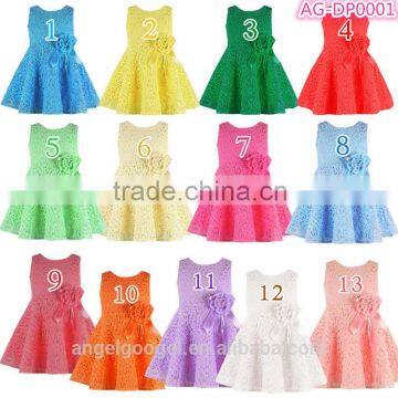 kids dress decoration flowers AG-DP0001