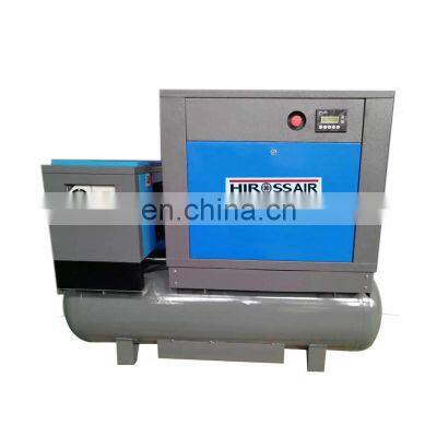 Hiross Air-compressor G7 G18 G22 Screw Air Compressor 500 Litre 200l Air Tank Oxygen Compressor