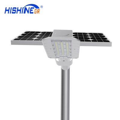 Hishine Factory 100w Solar Led Street Light With Sensor for Outdoor in Smart Cities photo-3