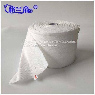 Grande 21*23CM Disposable Facial Towel Wet And Dry Dual Makeup Removal Cotton Reticulate Pattern Soft Towel Roll photo-2