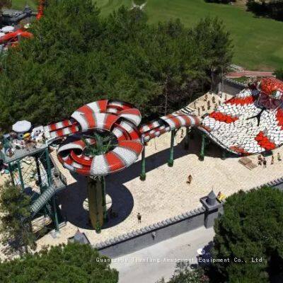 Water Park Fiberglass Slide Outdoor Combination of Large Children's Water Play Water House Water Village Slide Equipment photo-2
