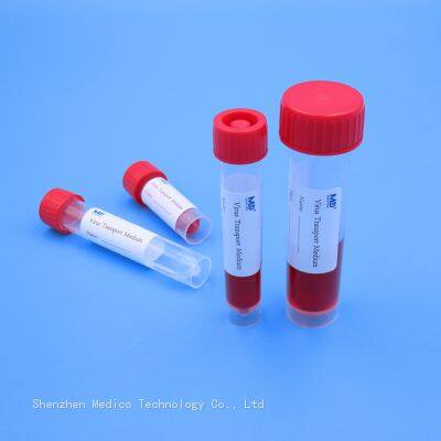 Factory Wholesale Disposable Virus Sampling VTM Kits With Nasopharyngeal or Oropharyngeal Swabs photo-2