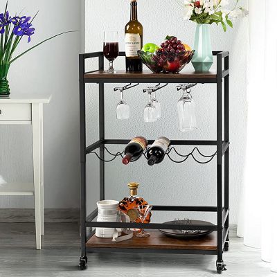 Kitchen Cart Rolling Storage Shelf Utility Trolley