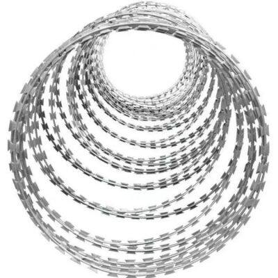 Hot-dip Galvanised Roll Cage Razor Barbed Wire Razor Barbed Wire photo-3