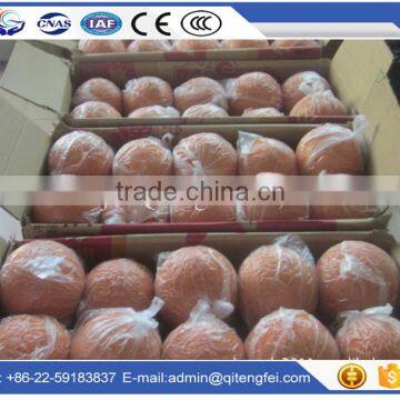 Concrete pump pipeline orange sponge natural sponge foam cleaning ball
