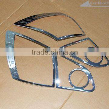 Chrome tail lamp cover for Nissan Qashqai 2008