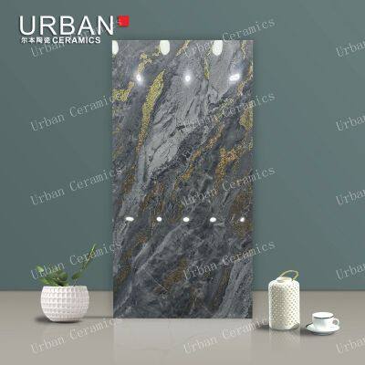 Qingdao Gloden 600X1200mm  Ceramic Glossy Glazed Polished Porcelain Floor Wall Tile