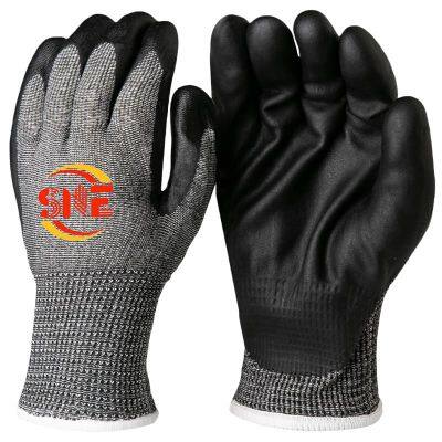 Snellsafety  Cut Resistant Foam Nitrile Winter Cold Protection Safety Glove