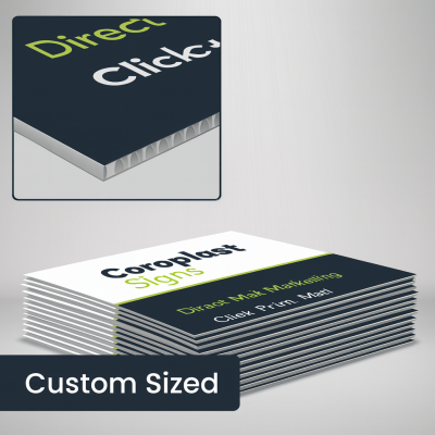 Custom Corrugated PP Plastic Sign Printer for Outdoor & Indoor Display Solutions