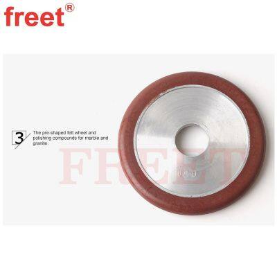 4 Inch Resin Fluting Wheels Wet for Flute Grinding Granite and Marble photo-4