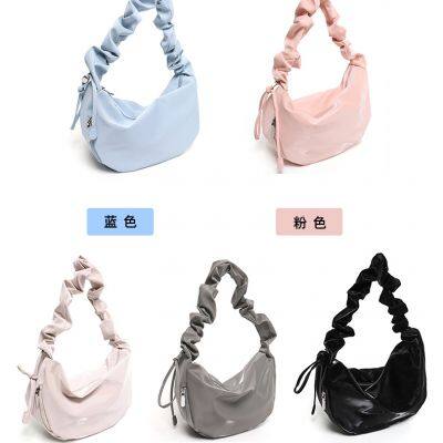 Women's Mini Crossbody Bag Portable Cosmetic Storage Bag Solid Color Shoulder Bag Hand Wallet photo-5