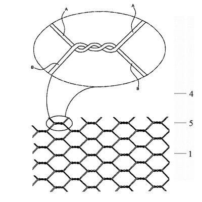 Steel Frame Gabion with 2.7mm Diameter Wire for Slope Protection