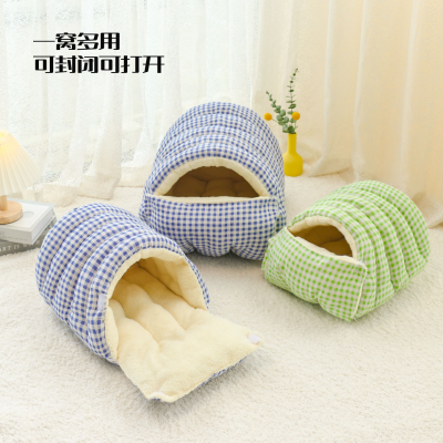 Hot Sale Indoor Comfortable Pet Beds Removable Warm Cat Cave Bed Pet Dog Bed