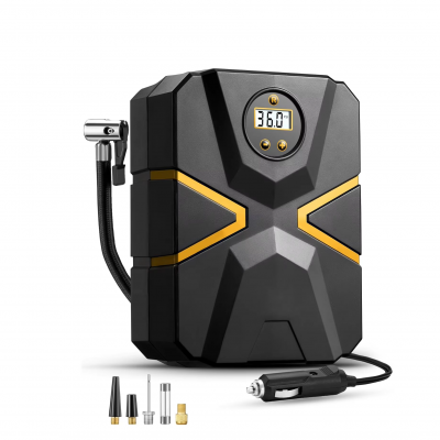 Наборник для шин (воздушный компрессор) 12В DC, цифровой насос для автомобильных шин 150 PSI, предварительно заданное давление в шинах и автоматическое отключение