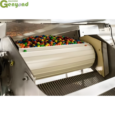 Máquina de moldagem de grãos de chocolate de boa qualidade, máquina de moldagem de doces de chocolate, linha de produção de grãos de chocolate