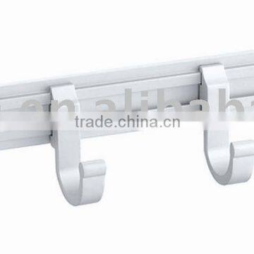 Aluminium clothes hook movable hooks L14-4
