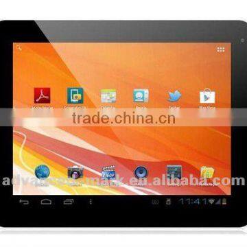 9.7'' IPS, Android 4.0 , 1G DDR III , 16GB Flash , 1024 x 768 , ALLWINNER A10: ARM Cortex-A8 + HD video codec Tablet PC