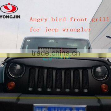 ABS Wild Boar angry eye front Grille bird grill for Jeep Wrangler 07-14