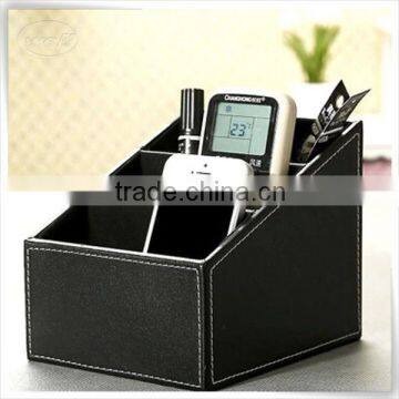 Hot sale leather leather collapsible storage box manufacture