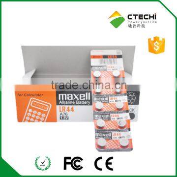 AG13 LR44 Maxell Battery Blister Packing