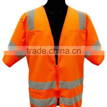 short sleeve hi vis reflective vest