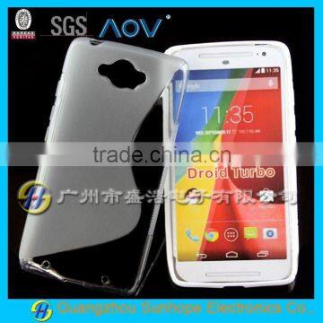 Wholesale TPU S Wave Matte Non-slip Mobile Cell Phone Case for Moto Droid Turbo XT1254 photo-3