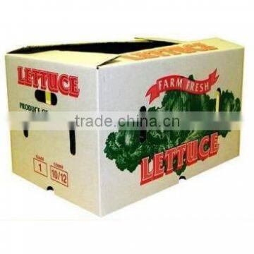 Custom Printed Shipping Boxes For Fresh Vegetable (XG-CB-052)