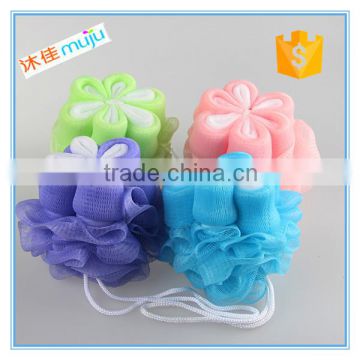 butterfly bath pouf bath lily shower pouf super soft rich bubble new design exfoliate puff lady puff