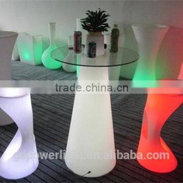 PE Plastic Bar Table with LED light and remote control YXF-50120H