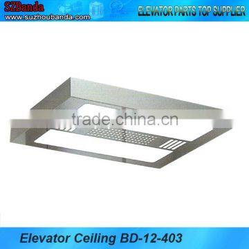 passenger elevator cabin ceiling light panel