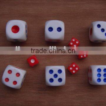 10-22MM Ordinary KTV Bar Dice/Hotel Dice/Night Singing Dice/Conventional White With Red and Blue Point Dice photo-6