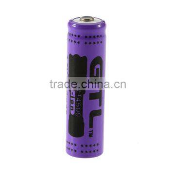 New GTL ICR 14500 Li-ion 3.7V 1600mAh Rechargeable Battery