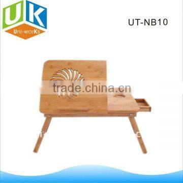 bamboo foldable notebook table