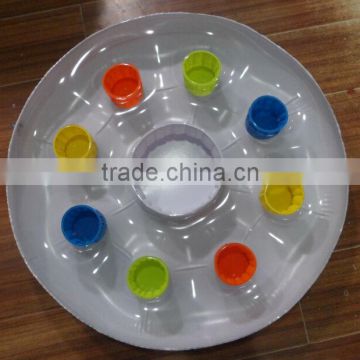 pvc inflatable cup holder