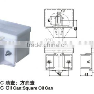 Elevators Parts 10c Square Oil Can