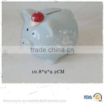 2015 best selling ceramic piggy bank,ceramic money box,ceramic train bank