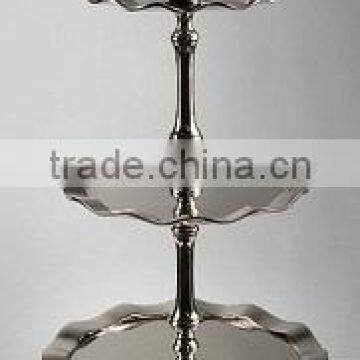 Cake stand/3-tier cake stand/silver cake stand/Decorative cake stand/Golden cake stand/Birth day cakestand/Centrepiece