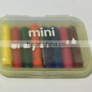 mini crayon set with plastic box