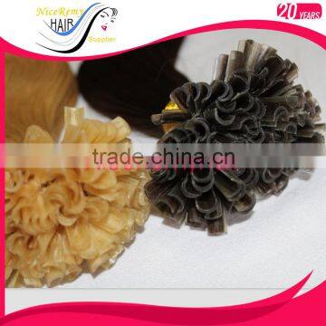 keratin hair on capsules 1g u tip hair extension